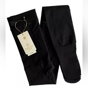 Black Micro Pressure Comfort Tights OS  With Thinned Feet